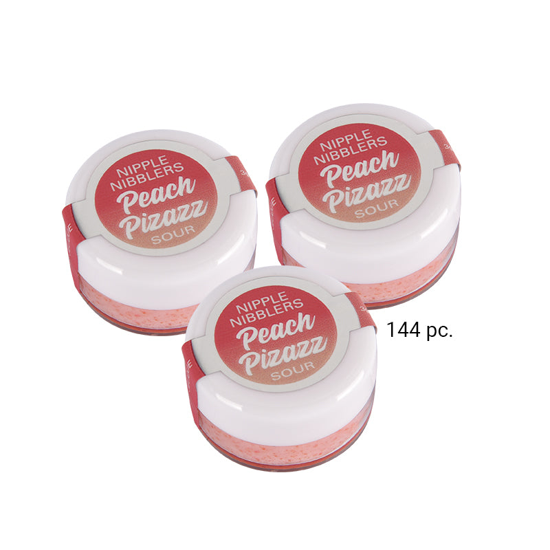 Jelique Nipple Nibbler Sour Tingle Balm PeachPizazz (Bulk Pack/144 pcs) 3 g